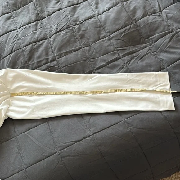 Jones New York Signature lined white pants-8 - Picture 4 of 6